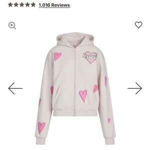 Skims classic zip up hoodies valentines collection